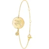 Bracelet Femme So Charm - BD2281-DORE-M-DIAMANT - Bracelet Initial Doré