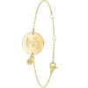 Bracelet Femme So Charm - BD2281-DORE-E-DIAMANT - Bracelet Initial Doré