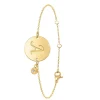 Bracelet Femme So Charm - BD2281-DORE-A-DIAMANT - Bracelet Initial Doré