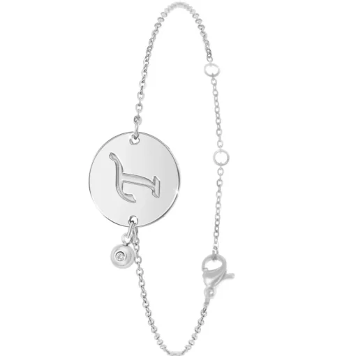 Bracelet Femme So Charm - BD2281-ARGENT-T-DIAMANT - Bracelet Initial Argenté