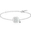 Bracelet Femme So Charm - BD2693-ARGENT-B-DIAMANT - Bracelet Argenté Lettre