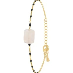 Bracelet Femme So Charm - B4275-DORE-QUARTZROSE - Bracelet Mode Doré