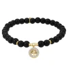Bracelet Femme So Charm - B4180-NOIR-DORE - Bracelet Arbre De Vie
