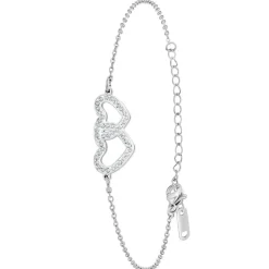 Bracelet Femme So Charm - B2983-ARGENT - Bracelet Coeur Argenté