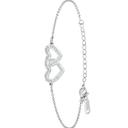 Bracelet Femme So Charm - B2983-ARGENT - Bracelet Coeur Argenté