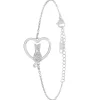 Bracelet Femme So Charm - B3361-ARGENT - Bracelet Chat Argenté