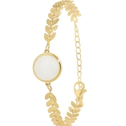 Bracelet Femme So Charm - B3342-BLANC - Bracelet Mode Doré