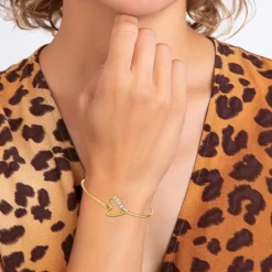 Bracelet Femme So Charm - B040-DORE - Bracelet Coeur Doré