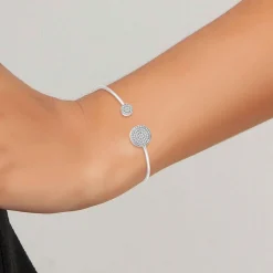 Bracelet Femme So Charm - B1928-BLANC Métal Argent