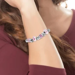 Bracelet Femme So Charm - B1144-ROSE - Bracelet Perle Rose