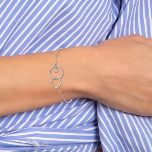 Bracelet Femme So Charm - BD2288-ARGENT-DIAMANT - Bracelet Mode Argenté