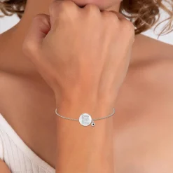 Bracelet Femme So Charm - BD2693-ARGENT-E-DIAMANT - Bracelet Argenté Lettre
