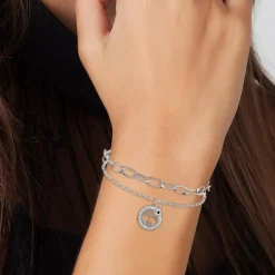 Bracelet Femme So Charm - BD2560-ARGENT-DIAMANT - Bracelet Arbre De Vie