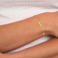 Bracelet Femme So Charm - B3023-DORE - Bracelet Infini Doré