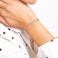 Bracelet Femme So Charm - B2975-ARGENT - Bracelet Coeur Argenté