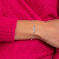 Bracelet Femme So Charm - B3374-ARGENT - Bracelet Infini Argenté