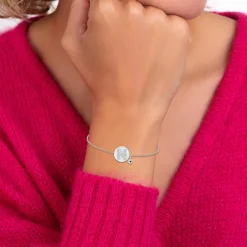Bracelet Femme So Charm - BD2693-ARGENT-N-DIAMANT - Bracelet Argenté Lettre