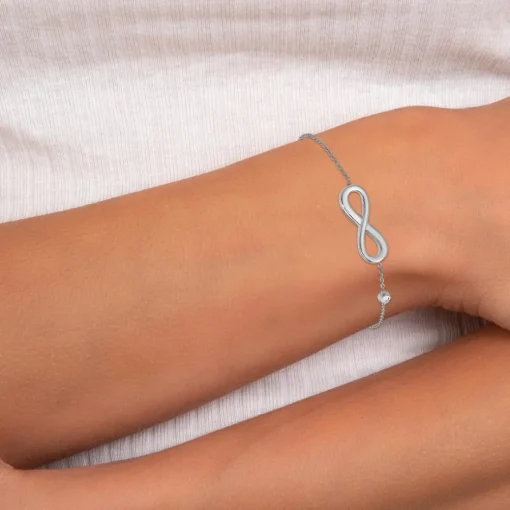 Bracelet Femme So Charm - B3023-ARGENT - Bracelet Infini Argenté