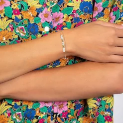 Bracelet Femme So Charm - B4174-BLANC - Bracelet Mode Doré