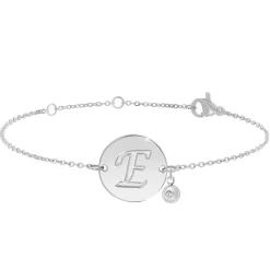 Bracelet Femme So Charm - BD2281-ARGENT-E-DIAMANT - Bracelet Initial Argenté