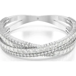 Bracelet Femme Swarovski Hyperbola Cuff L - 568026 blanc,argent
