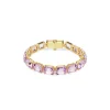 Bracelet Femme Swarovski Milnia - 5720487 Plaqué Or Violet