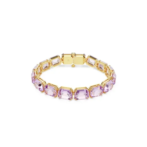 Bracelet Femme Swarovski Milnia - 5720487 Plaqué Or Violet