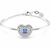 Bracelet Femme Swarovski Hyperbola Soft Heartt - 5680393 bleu,argent