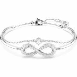 Bracelet Femme Swarovski Hyperbola Soft - 5684049 blanc,argent
