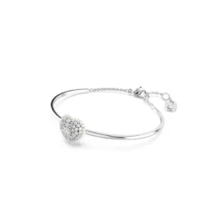 Bracelet Femme Swarovski Hyperbola Soft Heart - 5684385 blanc,argent