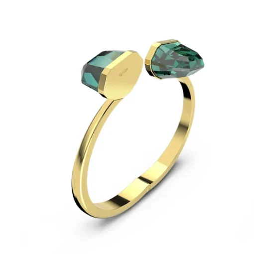 Bracelet Femme Swarovski - 5615109 Métal Vert Doré
