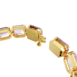 Bracelet Femme Swarovski Milnia - 5720487 Plaqué Or Violet