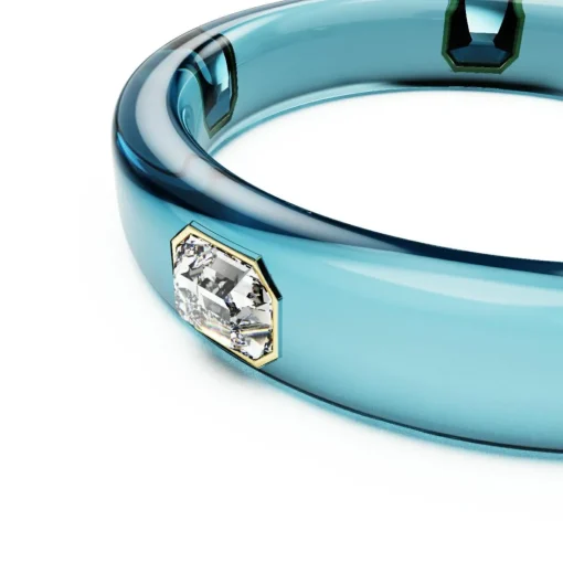 Bracelet Femme Swarovski Dulcis - 57143 Plaqué Or Bleu