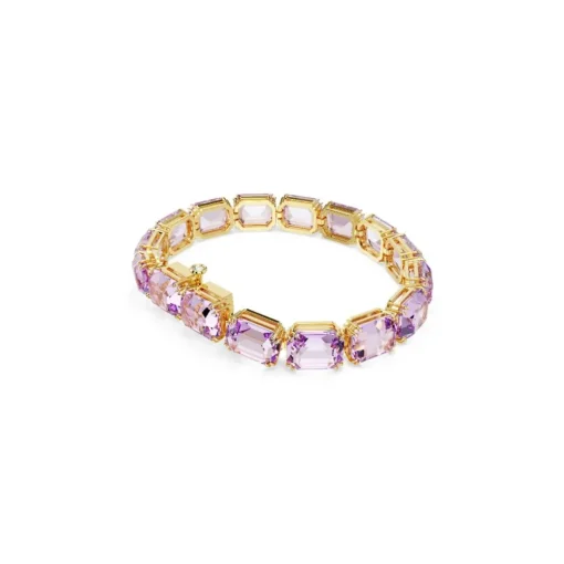 Bracelet Femme Swarovski Milnia - 5720487 Plaqué Or Violet