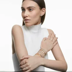 Bracelet Femme Swarovski - 5257565 Métal Doré rose