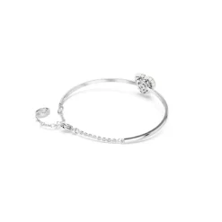 Bracelet Femme Swarovski Hyperbola Soft Heart - 5684385 blanc,argent