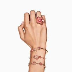 Bracelet Femme Swarovski Gema - 5688481 rose,doré