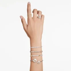 Bracelet Femme Swarovski Idyllia E - 567993 jaune,argent