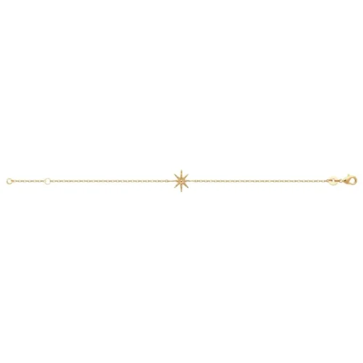 Bracelet femme étoile fantaisie plaqué or Maison de la Bijouterie UYZUYYZV