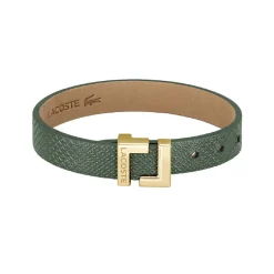 Bracelet FemmeLacoste Lura - 2040218 CUIR Doré, Vert