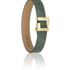 Bracelet FemmeLacoste Lura - 2040218 CUIR Doré, Vert