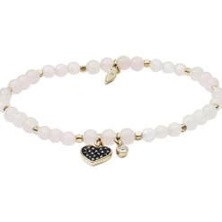 Bracelet Fossil Bijoux JA6922710 - Bracelet Perles Blanches Femme
