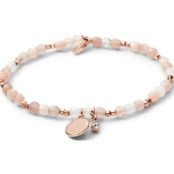 Bracelet Fossil Bijoux JA6945791 - VINTAGE MOTIFS HOWLITE BLANC 19 cm Femme