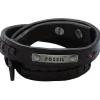 Bracelet Fossil Bijoux JF87354040 - Bracelet Cuir Marron Mode Homme