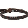Bracelet Fossil JA5932716 - Bracelet Cuir Marron Homme