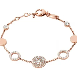 Bracelet Fossil JF01739791 - Bracelet Rosée Cristaux Femme