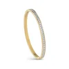 Bracelet Guess Bijoux JUBB02248JWYGS - Jonc acier rhodié pavé cristaux Femme