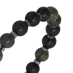 Bracelet Homme ROCHET Bracelet MYSTÈRES Perles 8mm Alexandrite et 4 mm Hématite brillante