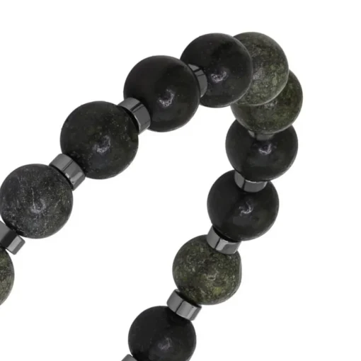 Bracelet Homme ROCHET Bracelet MYSTÈRES Perles 8mm Alexandrite et 4 mm Hématite brillante