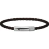 Bracelet Homme ROCHET DRIVER - cuir tressé marron